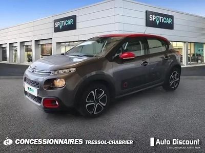 Gris fonce Occasion 2019 Citroën C3 PureTech Citadine | 8 650 € (Bon prix)