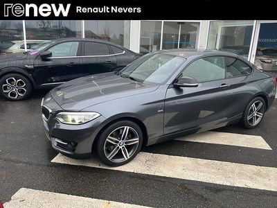 Gris Occasion 2016 BMW 220 Sport Line Coupé | 21 490 € (Prix assez cher)