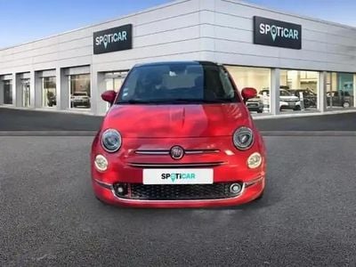 Coloris pastel coral red Occasion 2019 Fiat 500 Lounge Berline | 8 319 € (Bon prix)