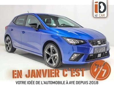 Bleu Occasion 2024 Seat Ibiza FR Berline | 21 990 € (Prix assez cher)