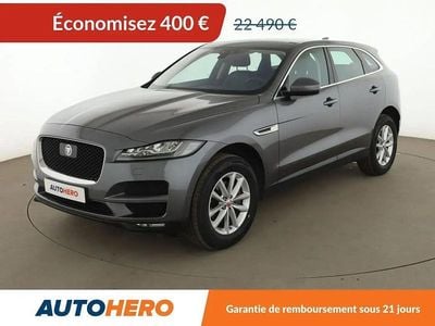 Gris Occasion 2018 Jaguar F-Pace Portfolio SUV | 22 090 € (Bon prix)