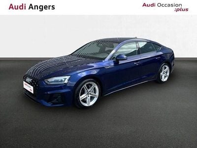 Bleu navarre métallisé Occasion 2021 Audi A5 Sportback S-Line Citadine | 34 750 € (Bon prix)