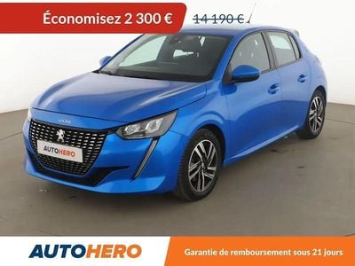 Bleu Occasion 2020 Peugeot 208 Allure Citadine | 11 890 € (Bon prix)