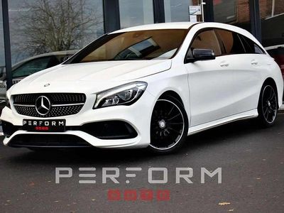 Blanc Occasion 2017 Mercedes CLA180 Shooting Brake AMG line Break | 18 900 € (Prix assez cher)