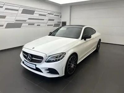 Blanc polaire Occasion 2019 Mercedes C220 AMG line Coupé | 29 990 € (Prix juste)