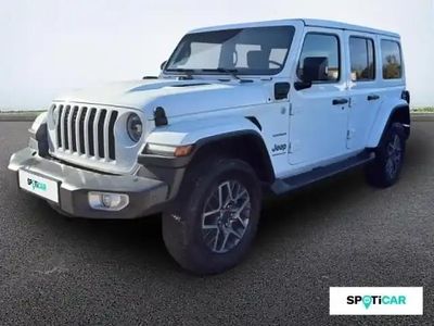 Blanc Occasion 2023 Jeep Wrangler Unlimited Sahara SUV | 64 990 € (Prix assez cher)