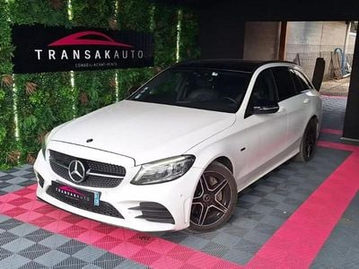 Blanc Occasion 2021 Mercedes C300e AMG line Break | 20 490 €