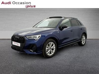 Bleu navarre métallisé Occasion 2025 Audi Q3 S-line plus SUV | 45 900 € (Prix juste)