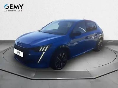 Bleu Occasion 2021 Peugeot e-208 Citadine | 15 989 € (Prix assez cher)