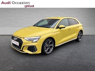 Jaune python métallisé Occasion 2024 Audi A3 Sportback e-tron S-Line Citadine | 35 990 € (Prix juste)