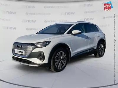 Blanc glacier métallisé Occasion 2024 Audi Q4 e-tron Sport SUV | 44 999 € (Prix juste)