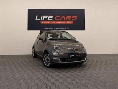 Occasion Fiat 500C Lounge 87 ch (63 kW) 2016 Gris Cabriolet