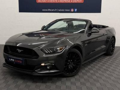 Gris Occasion 2015 Ford Mustang GT Convertible Cabriolet | 42 990 € (Prix assez cher)
