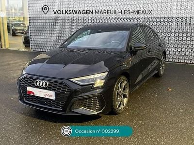 Noir mythe métallisé Occasion 2023 Audi A3 S-Line Berline | 29 990 € (Prix juste)