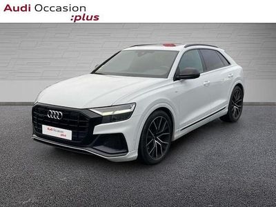 Blanc glacier métallisé Occasion 2020 Audi Q8 S-Line SUV | 54 990 € (Prix assez cher)