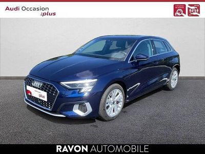 Occasion Audi A3 Sportback e-tron Advanced 204 ch (150 kW) 2024 Bleu navarre métallisé Citadine