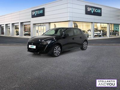 Noir Occasion 2021 Peugeot e-208 Active Citadine | 13 990 € (Prix juste)