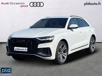 Occasion Audi Q8 S-Line 286 ch (210 kW) 2020 Blanc glacier métallisé SUV