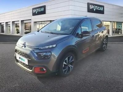Gris platinium (m) noir onyx Occasion 2022 Citroën C3 PureTech Berline | 12 490 € (Bon prix)