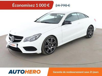 Blanc Occasion 2015 Mercedes E220 Coupé | 23 790 € (Prix juste)