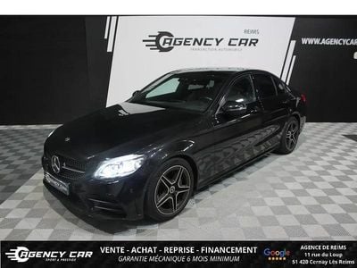 Occasion Mercedes C220 AMG line 194 ch (142 kW) 2021 Noir Berline