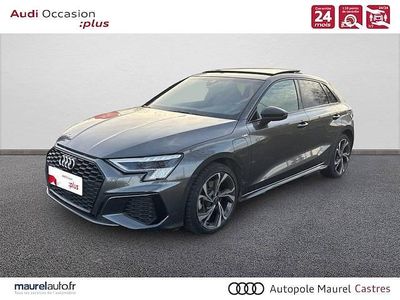 Gris daytona nacré Occasion 2024 Audi A3 Sportback e-tron S-Line Citadine | 36 990 € (Prix assez cher)
