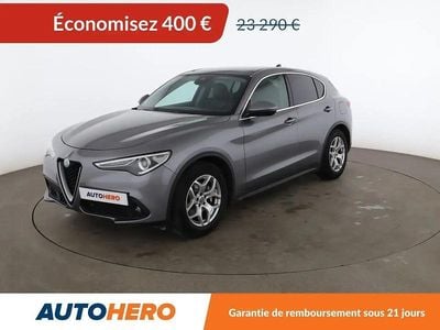 Occasion Alfa Romeo Stelvio Executive 190 ch (139 kW) 2018 Gris SUV