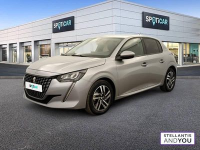 Gris Occasion 2021 Peugeot 208 Allure Citadine | 14 290 € (Prix assez cher)