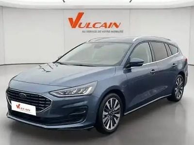 Blue metallic Occasion 2022 Ford Focus S Break | 18 990 € (Prix juste)