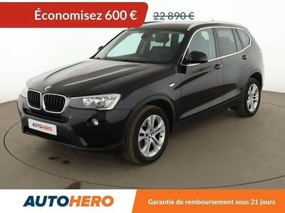 Noir Occasion 2017 BMW X3 SUV | 22 290 € (Prix juste)