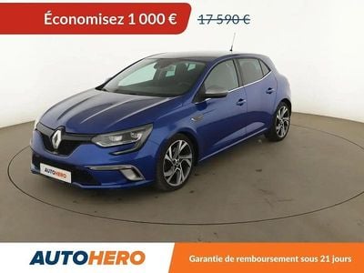 Bleu Occasion 2017 Renault Mégane IV GT Berline | 16 590 € (Prix juste)