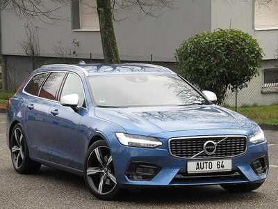 Bleu Occasion 2017 Volvo V90 R-Design Break | 22 990 €