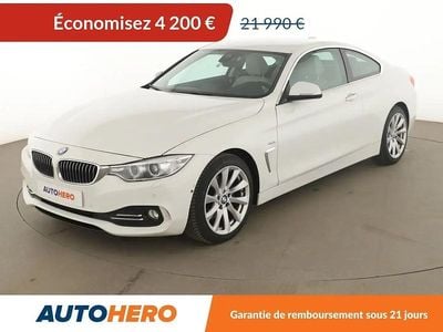 Blanc Occasion 2016 BMW 420 Luxury Line Coupé | 17 790 € (Prix juste)