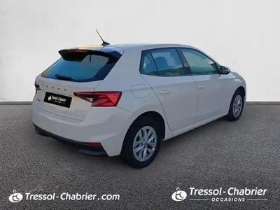 Blanc candy/bla Occasion 2022 Skoda Fabia Ambition Citadine | 13 990 € (Bon prix)