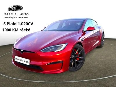 Occasion Tesla Model S Plaid 759 kW (1033 ch) 2023 Rouge Citadine
