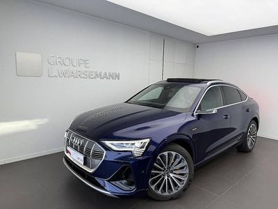 Bleu navarre métallisé Occasion 2022 Audi e-tron Sportback Design SUV | 54 990 € (Prix cher)