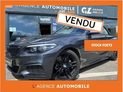 Occasion BMW 218 Sport Line 136 ch (100 kW) 2020 Noir Cabriolet