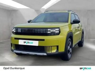 Nouvelle Fiat Grande Panda La Prima 2025 Jaune limone métallisé Citadine