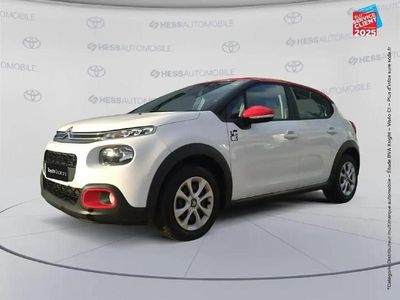 Blanc banquise rouge aden Occasion 2019 Citroën C3 PureTech Berline | 8 999 € (Prix juste)