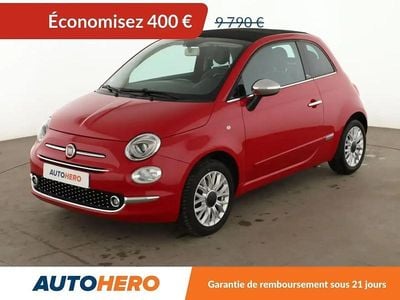 Occasion Fiat 500C Lounge 69 ch (50 kW) 2017 Rouge Cabriolet