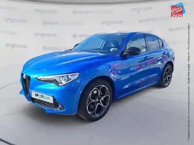 Bleu misano métallisée Occasion 2022 Alfa Romeo Stelvio Veloce SUV | 37 999 € (Prix cher)