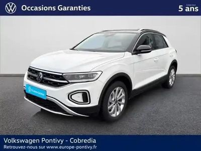 Occasion VW T-Roc Style 2022 Blanc pur/toit noir SUV