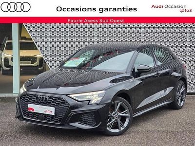 Occasion Audi A3 S-Line 150 ch (110 kW) 2023 Noir mythe métallisé Berline