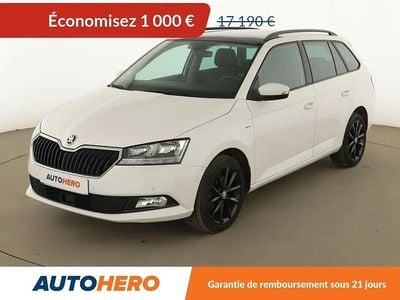 Blanc Occasion 2020 Skoda Fabia Drive Break | 16 190 € (Prix juste)