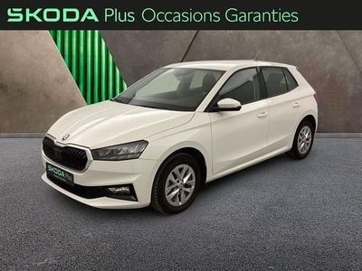 Blanc cristal spéciale Occasion 2023 Skoda Fabia Ambition Berline | 15 090 € (Bon prix)