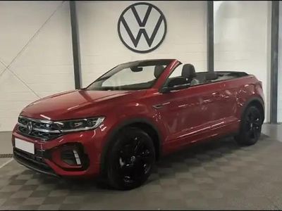 Rouge roi métallisée, capote noire Occasion 2025 VW T-Roc Cabriolet R-line Cabriolet | 43 490 €