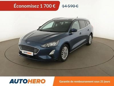 Occasion Ford Focus Titanium 125 ch (91 kW) 2019 Bleu Break