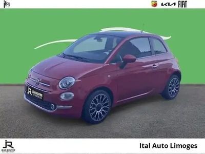 Pasodoble red pastel Occasion 2023 Fiat 500 Club Berline | 15 990 € (Prix assez cher)