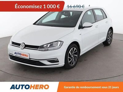 Blanc Occasion 2018 VW Golf VII Berline | 15 690 € (Prix juste)