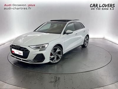 Blanc glacier métallisé Occasion 2025 Audi A3 S-Line Berline | 39 900 € (Prix juste)